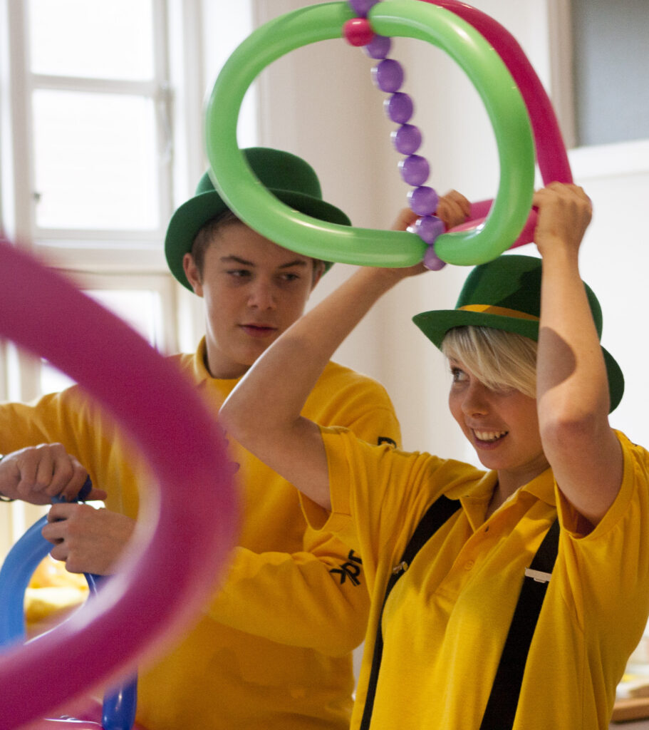 Ballonmand laver hat